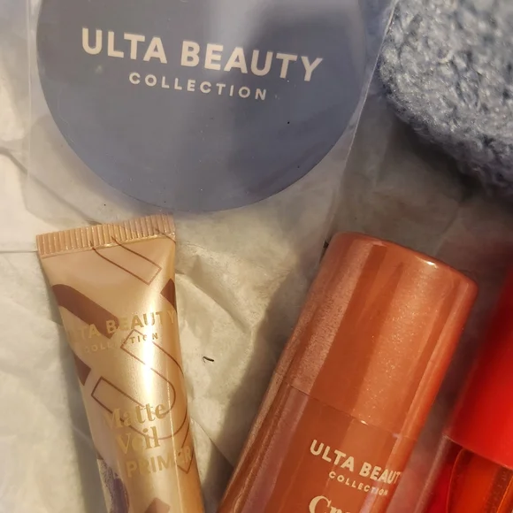 Ulta Beauty Collection with Blue Bag and Assorted Cosmetics - Picture 3 of 8